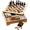 Leed's Wood Lifestyle 7-in-1 Desktop Game Set