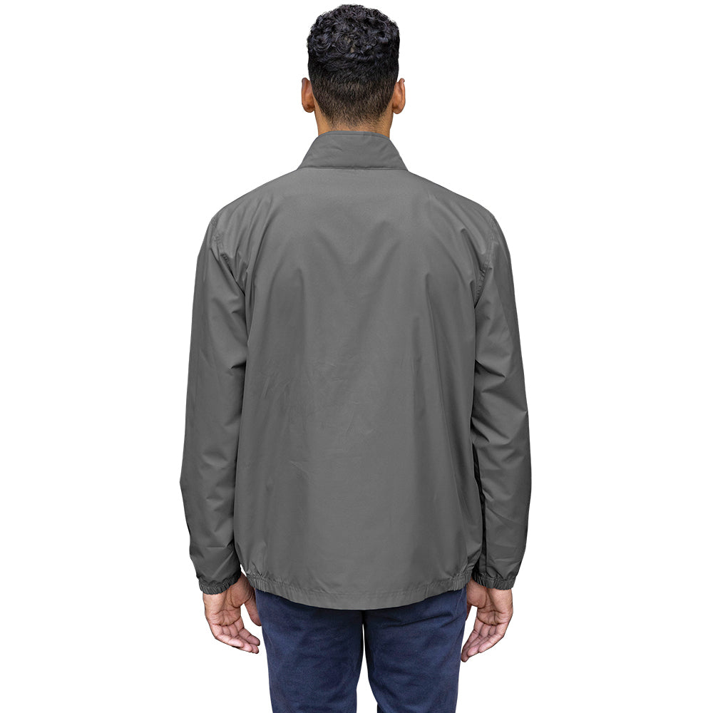 Charles River Men's Grey Riverbank Pack-N-Go Pullover