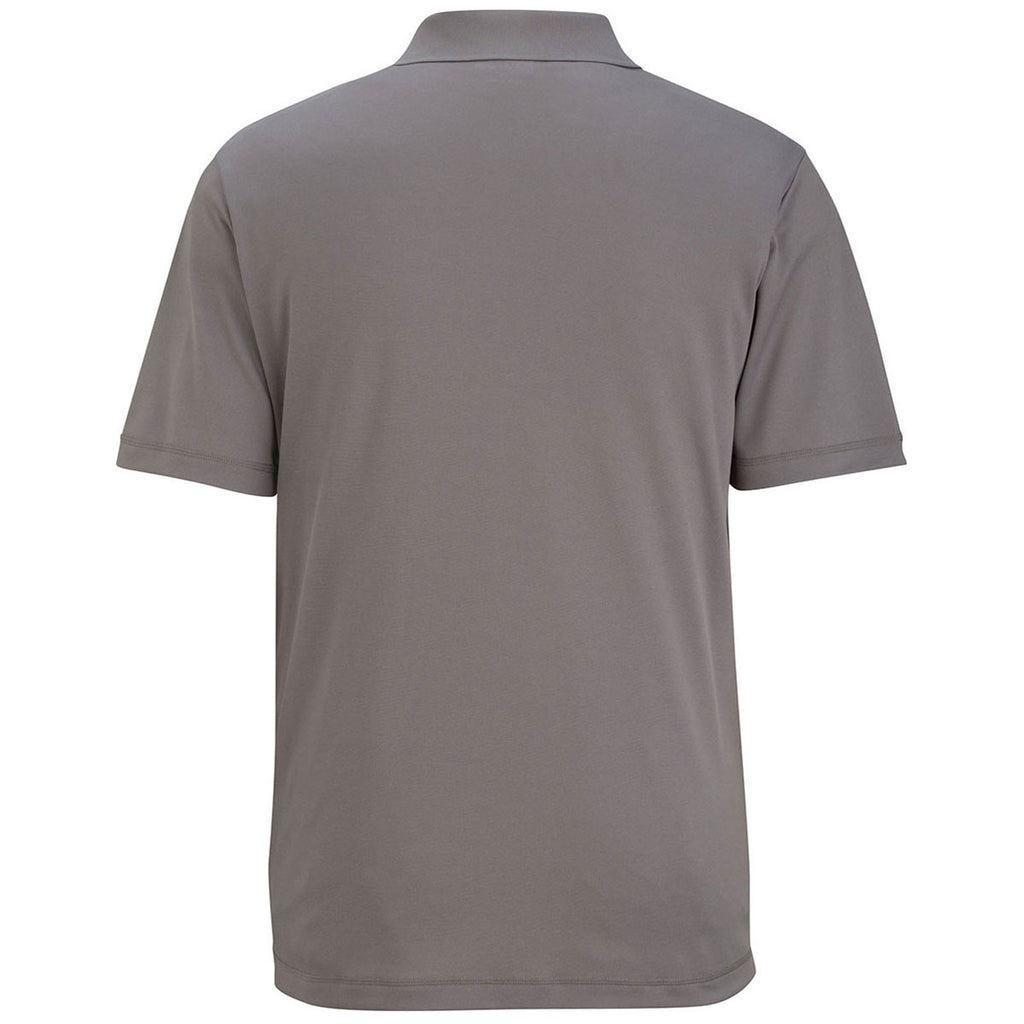 Edwards Men's Cool Grey Mini-Pique Snag-Proof Polo