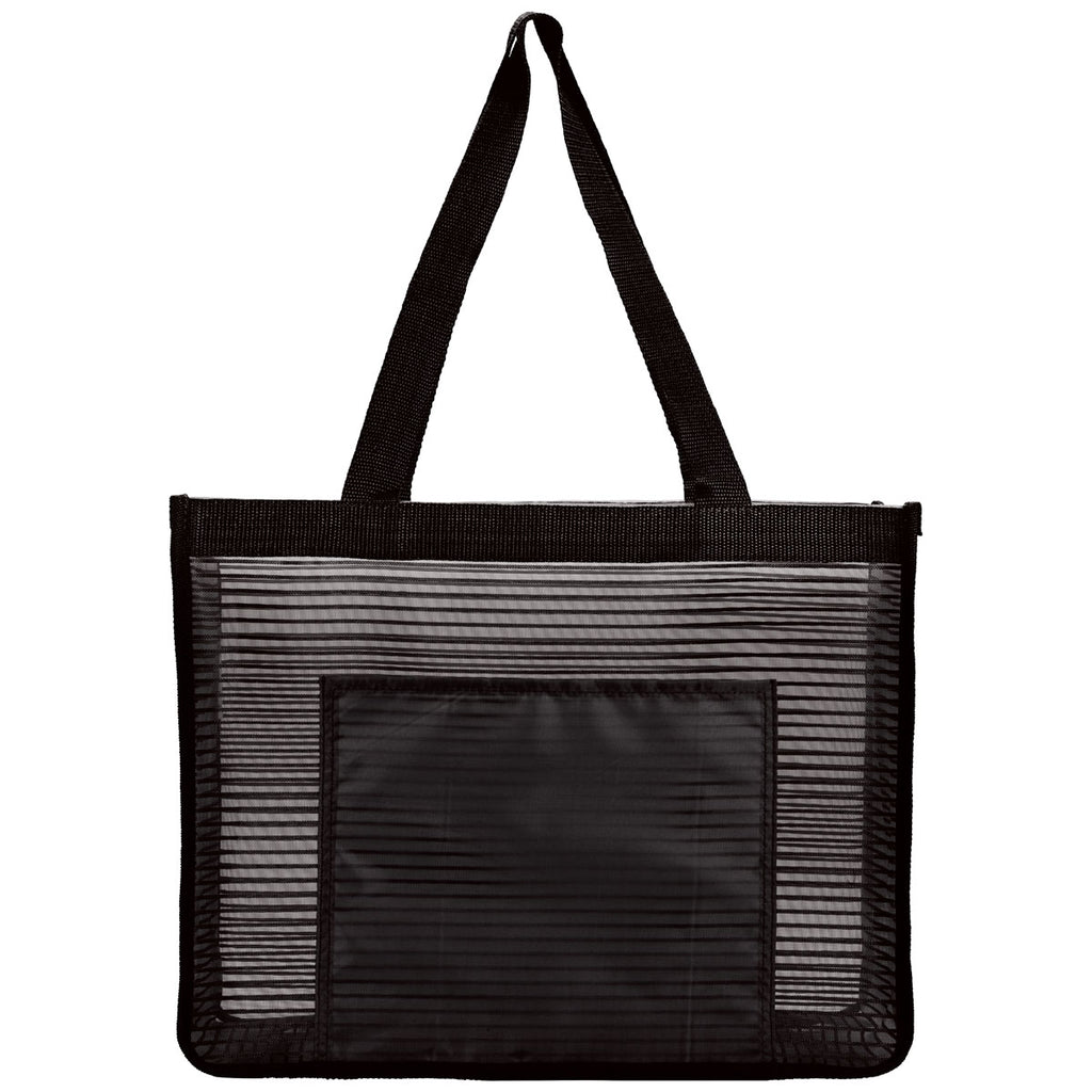 BIC Black Landscape Mesh Tote