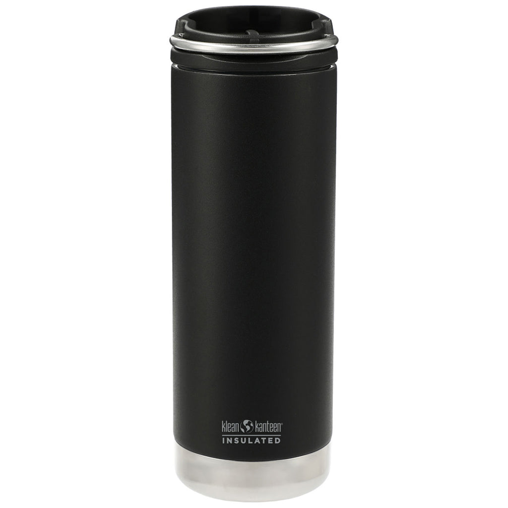 Klean Kanteen Black Eco TKWide 16oz - Cafe Cap