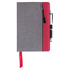 Good Value Red Front Zip Pocket Journal