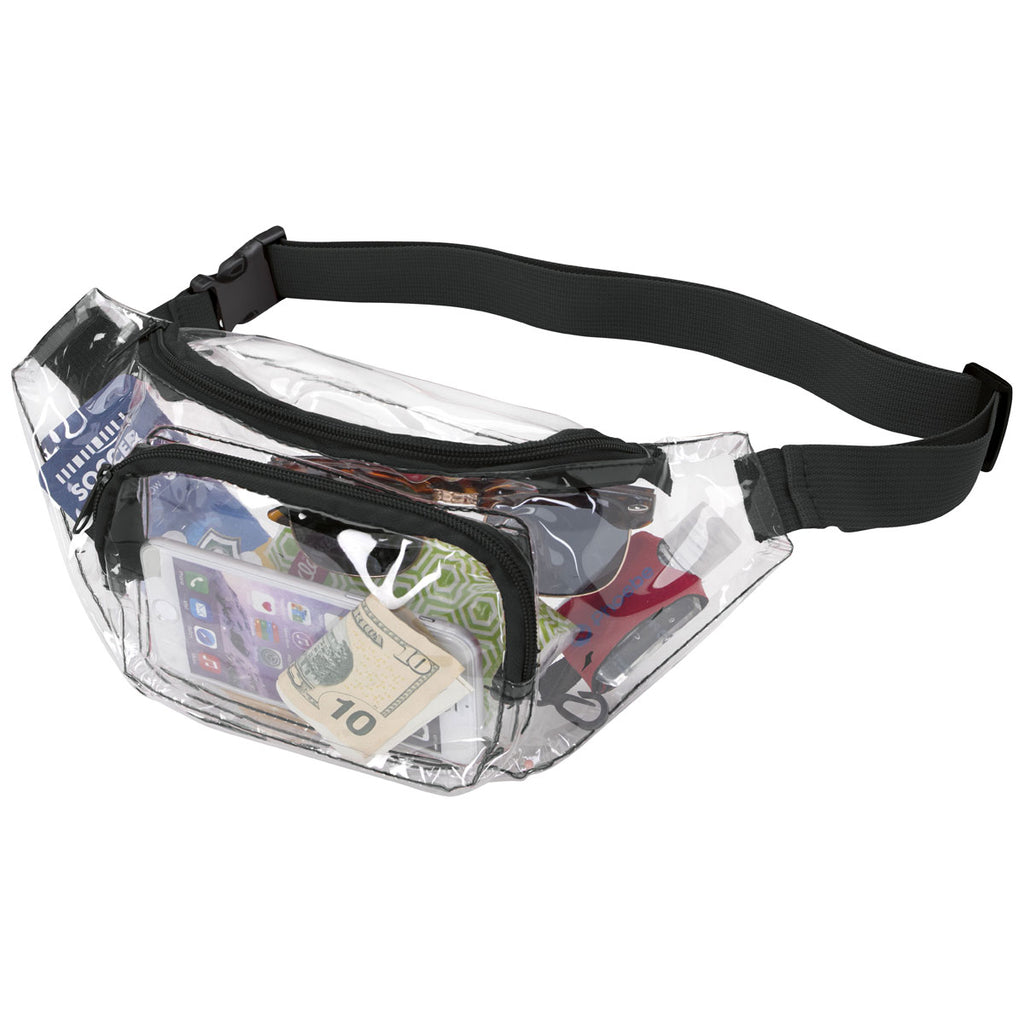 BIC Clear/Black Clear Fanny Pack