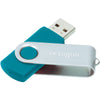 Leed's Dark Teal Rotate Flash Drive 8GB