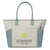 Gemline Natural/Glacial Grey Balance Active Cotton Tote