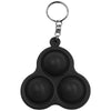 Universal Source Black Pop 3 Bubbles Keychain