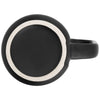 ETS Black 14 oz Ceramic Ledge Mug