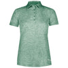 Holloway Women's Dark Green Heather Electrify Coolcore Polo