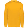 Holloway Men's Gold Momentum Long Sleeve Tee