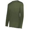 Holloway Men's Olive Momentum Long Sleeve Tee