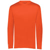 Holloway Men's Orange Momentum Long Sleeve Tee