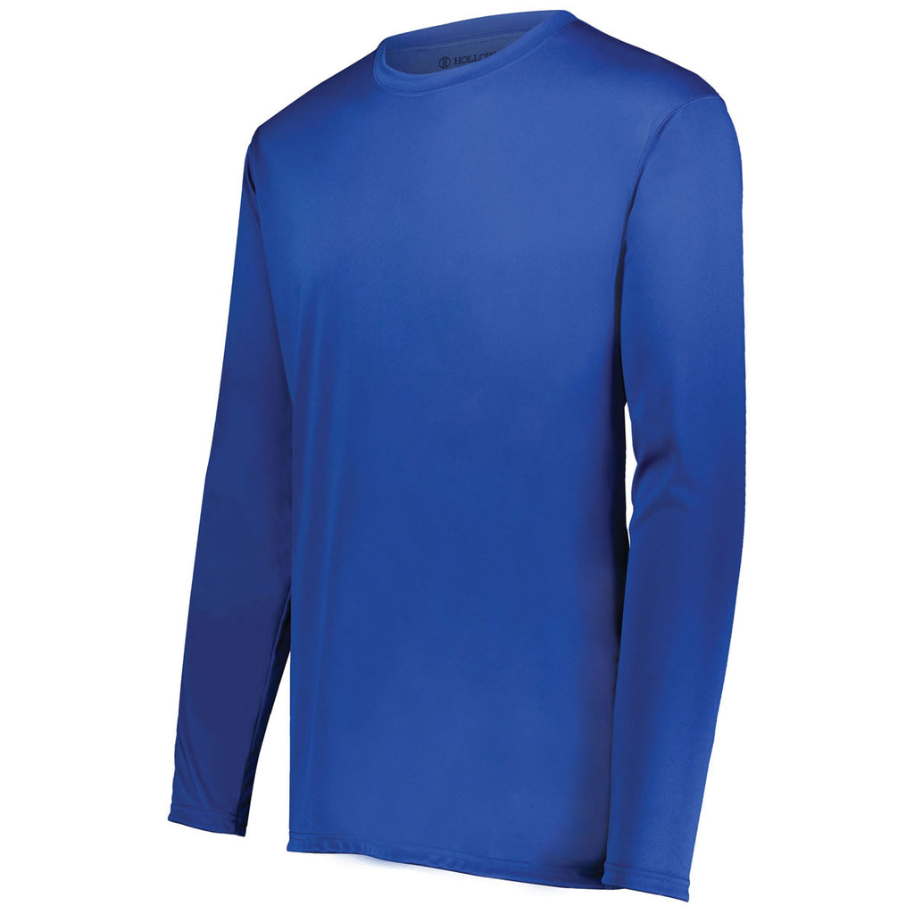 Holloway Men's Royal Momentum Long Sleeve Tee