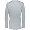 Holloway Men's Silver Momentum Long Sleeve Tee