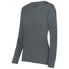 Holloway Women's Graphite Momentum Long Sleeve Tee