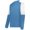 Holloway Men's Columbia Blue/White Momentum Team Fleece Crew