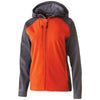 Holloway Women's Carbon Print/Orange Raider Softshell Jacket