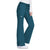 Cherokee Women's Caribbean Blue Workwear Premium Core Stretch Jr. Fit Low-Rise Drawstring Cargo Pant
