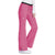 Cherokee Women's Shocking Pink Workwear Premium Core Stretch Jr. Fit Low-Rise Drawstring Cargo Pant