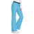 Cherokee Women's Turquoise Workwear Premium Core Stretch Jr. Fit Low-Rise Drawstring Cargo Pant