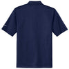 Nike Men's Navy Dri-FIT Short Sleeve Textured Polo