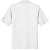 Nike Men's White Dri-FIT Short Sleeve Textured Polo