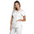 Cherokee Women's White Workwear Premium Core Stretch Jr. Fit V-Neck Top