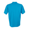 Vansport Men's Island Blue Omega Solid Mesh Tech Polo