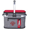 Koozie Red Collapsible Picnic Basket