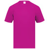 Augusta Sportswear Men's Power Pink Attain Wicking Short-Sleeve T-Shirt