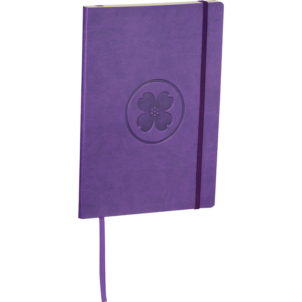 JournalBooks Purple Pedova Large Ultra Soft Bound