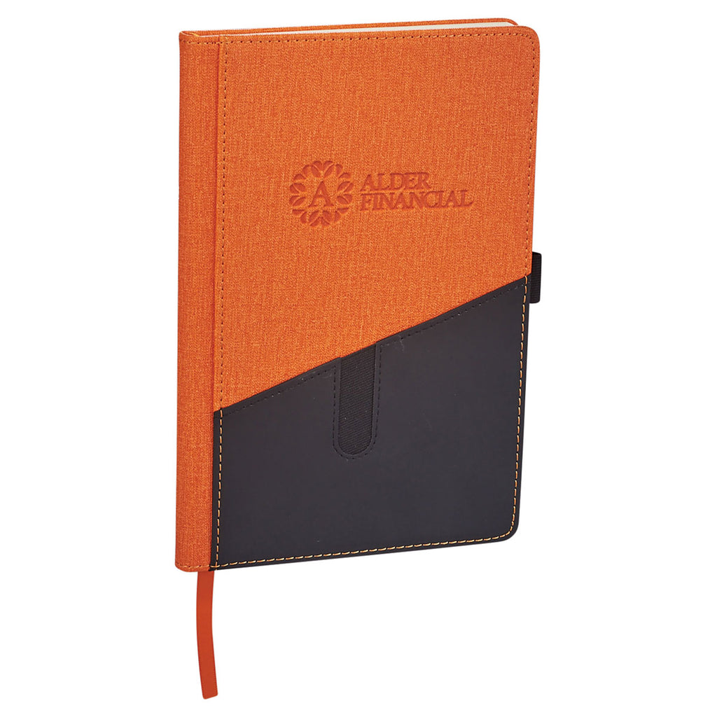 JournalBooks Orange Siena Heathered Bound JournalBook