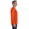 Jerzees Men's Burnt Orange 5.6 Oz Dri-Power Active Long-Sleeve T-Shirt