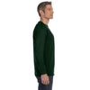 Jerzees Men's Forest Green 5.6 Oz Dri-Power Active Long-Sleeve T-Shirt