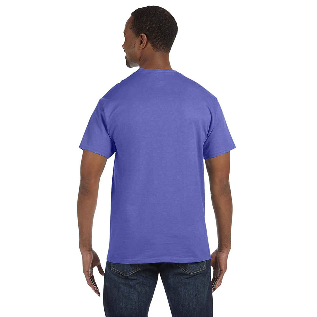 Jerzees Men's Violet 5.6 Oz Dri-Power Active T-Shirt