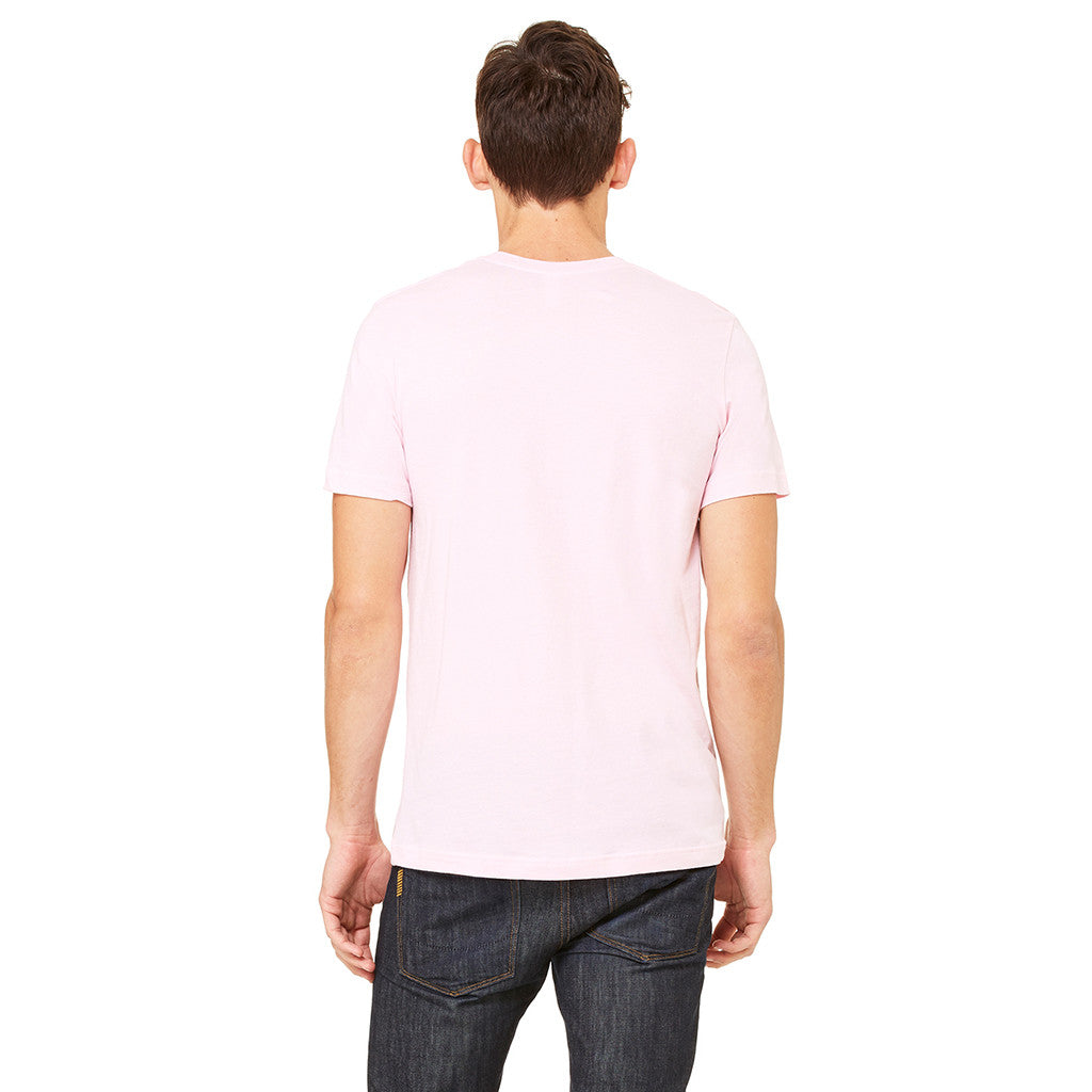 Bella + Canvas Unisex Pink Jersey Short-Sleeve T-Shirt