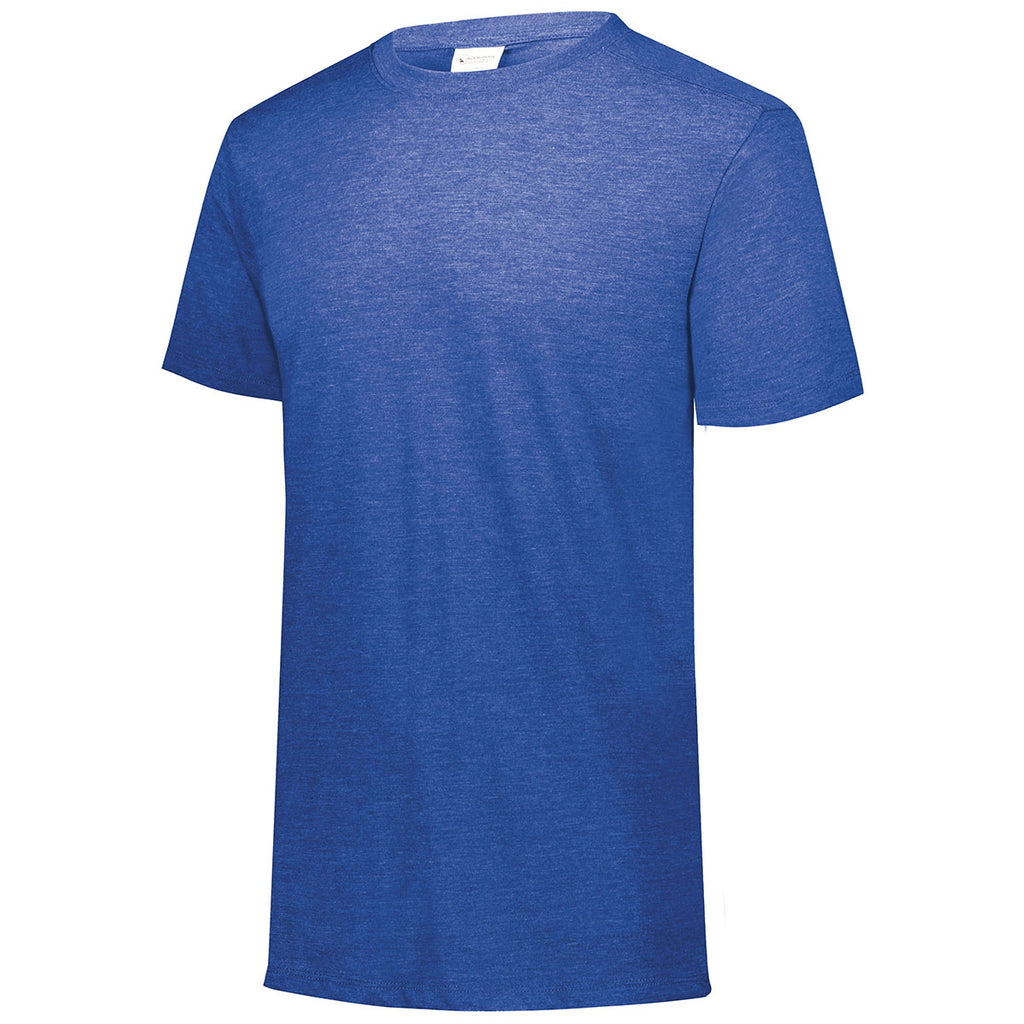 Augusta Sportswear Men's Royal Heather Tri-Blend Tee