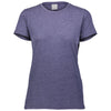 Augusta Sportswear Women's Purple Heather Tri-Blend Tee