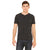 Bella + Canvas Men's Charcoal Black Triblend Short-Sleeve Henley