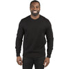 Threadfast Unisex Black Ultimate Crewneck Sweatshirt