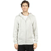 Threadfast Unisex Oatmeal Heather Ultimate Fleece Full-Zip Hooded Sweatshirt