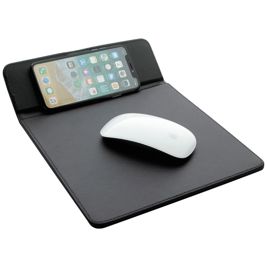 BIC Black Wireless Charging Mouse Pad