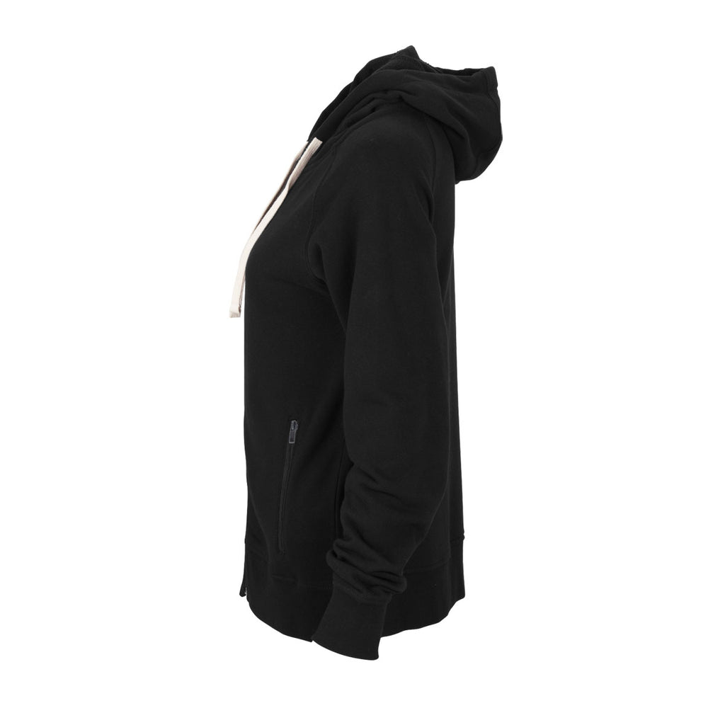 Vantage Women's Black Fleece Moto Jacket