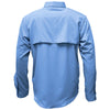 BAW Men's Sky Blue Long Sleve Fishing Shirt