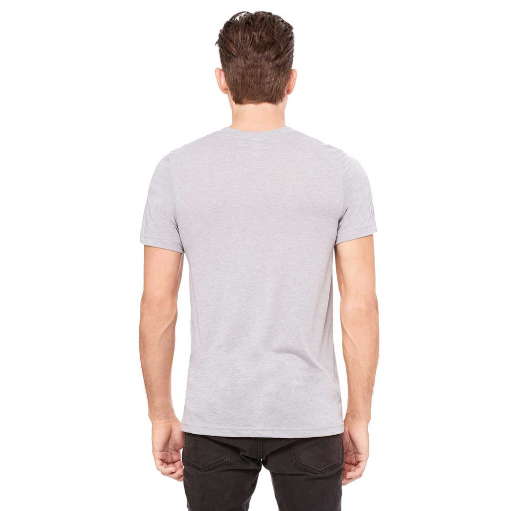 Bella + Canvas Unisex Athletic Grey Triblend Short-Sleeve T-Shirt