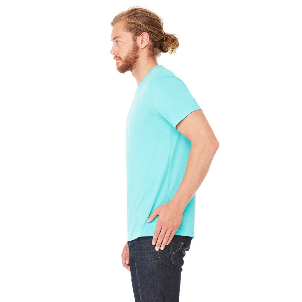 Bella + Canvas Unisex Sea Green Triblend Short-Sleeve T-Shirt