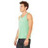 Bella + Canvas Unisex Green Triblend Jersey Tank