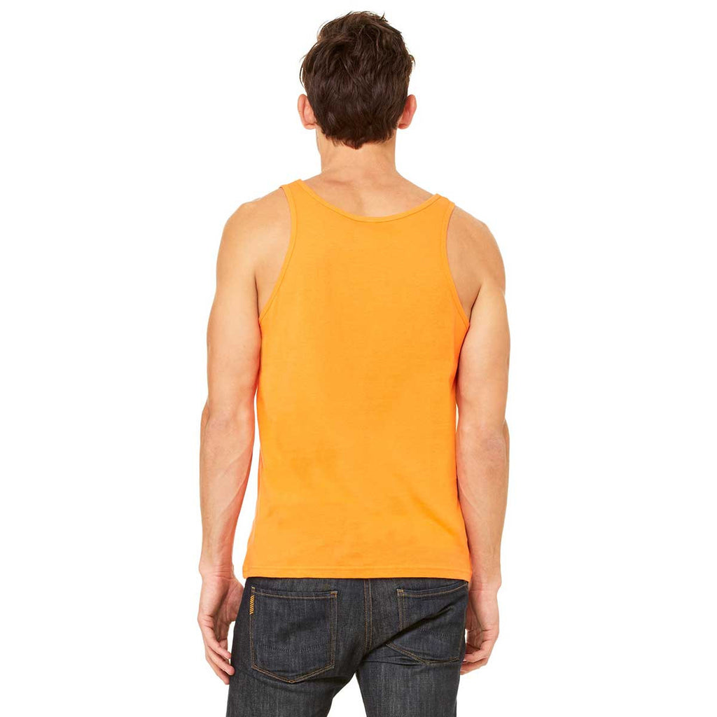 Bella + Canvas Unisex Orange Jersey Tank