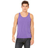 Bella + Canvas Unisex Purple Triblend Jersey Tank