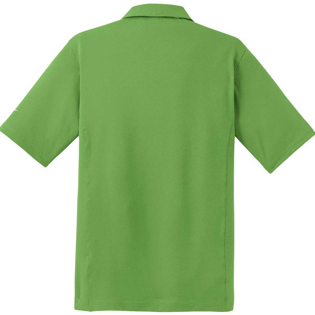 Nike Men's Light Green Sphere Dry S/S Diamond Polo