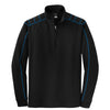Nike Men's Black/Blue Dri-FIT Long Sleeve Quarter Zip